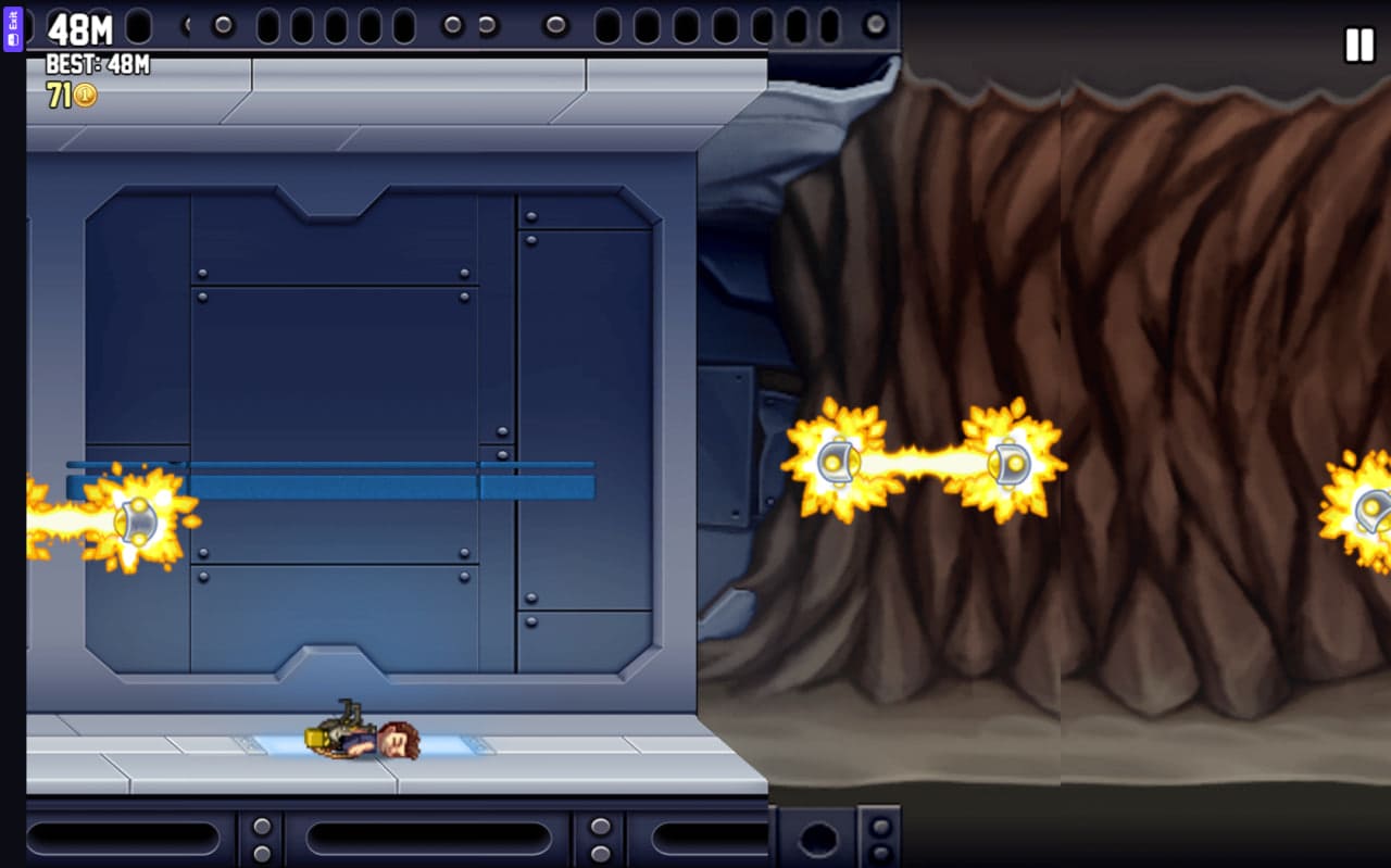 Close call with missiles